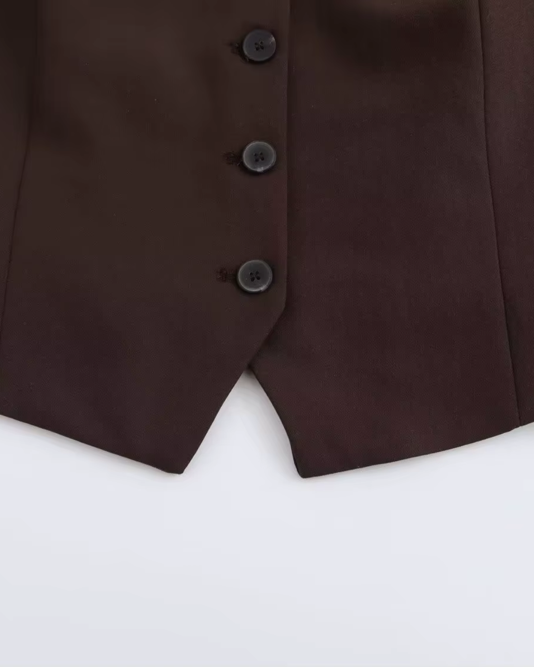 Vintage Mouwloos Cropped Gilet voor Dames