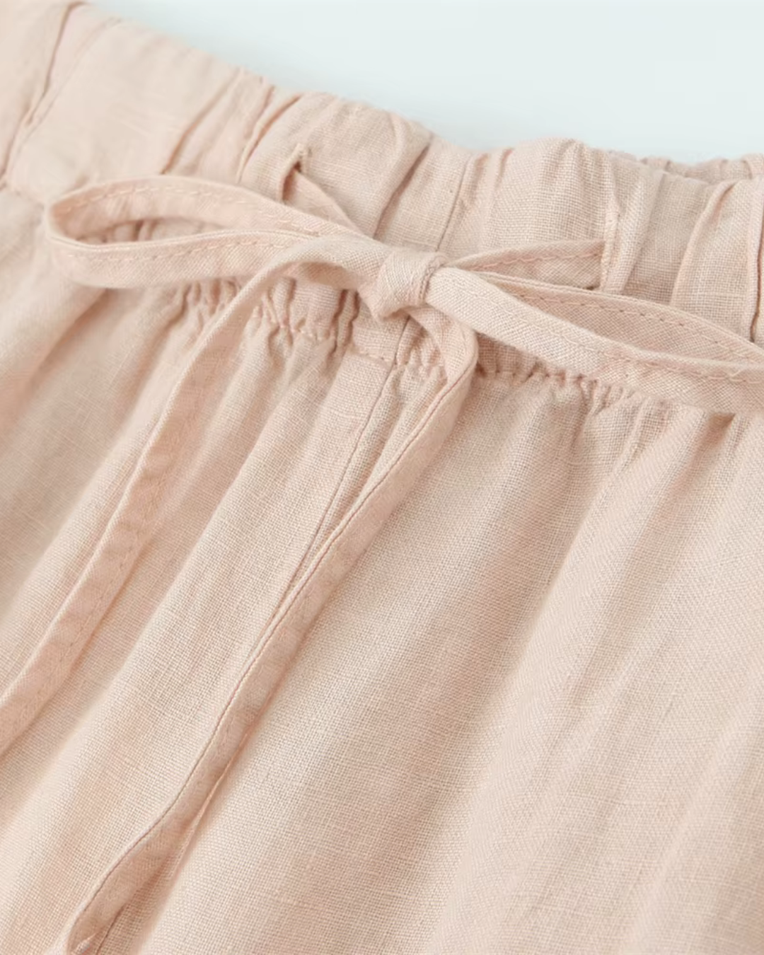 Casual Broek met Trekkoord en Wijde Pijpen voor Dames