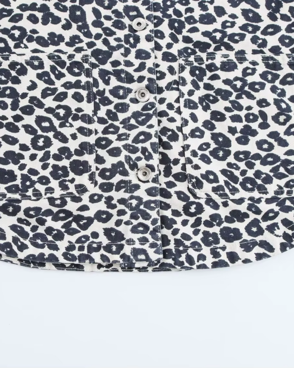 Casual Denim Pak met Dierenprint Jack en Broek voor Dames