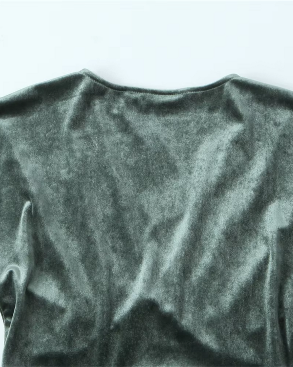 Minimalistische Fluwelen Slim Fit Jurk voor Dames