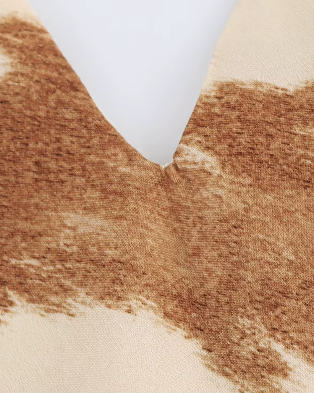 Midi Avondjurk met Koeienprint voor Dames