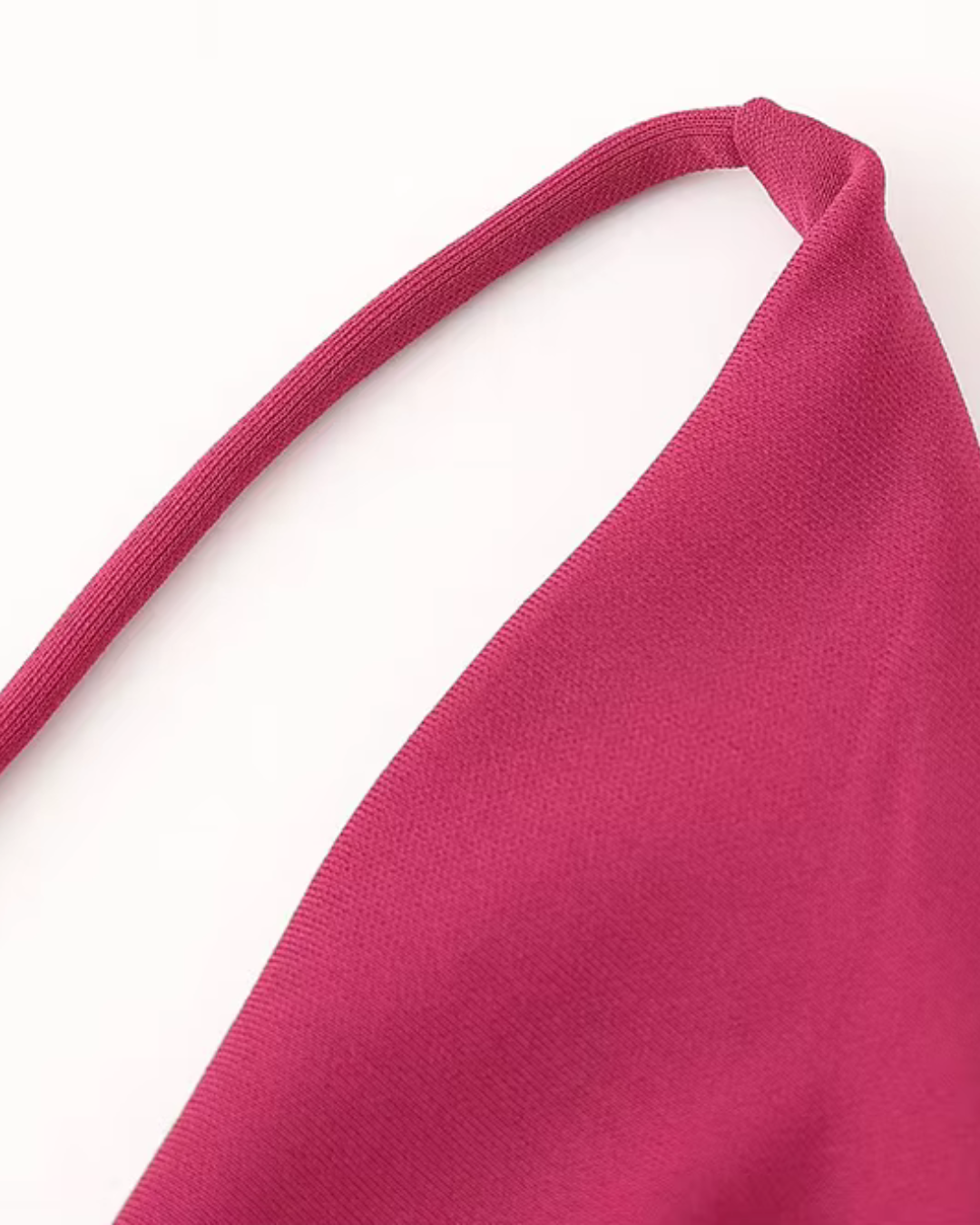 Lange Mouwloze Jurk Asymmetrisch en Rugloos voor Dames