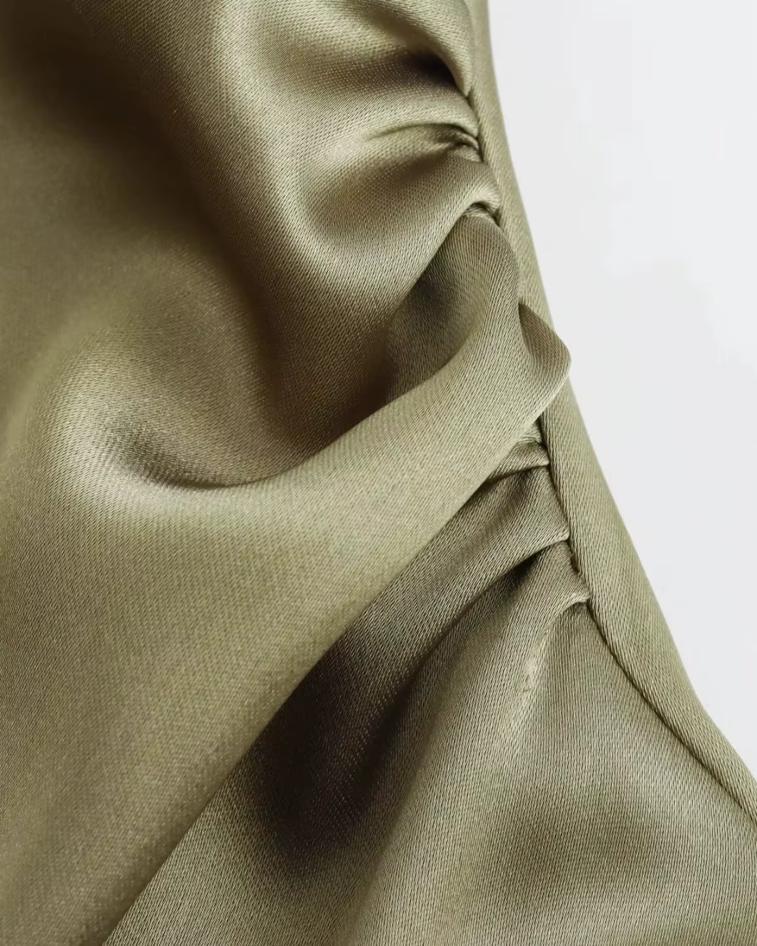 Satijnen Slip Midi-Jurk met Open Rug voor Dames