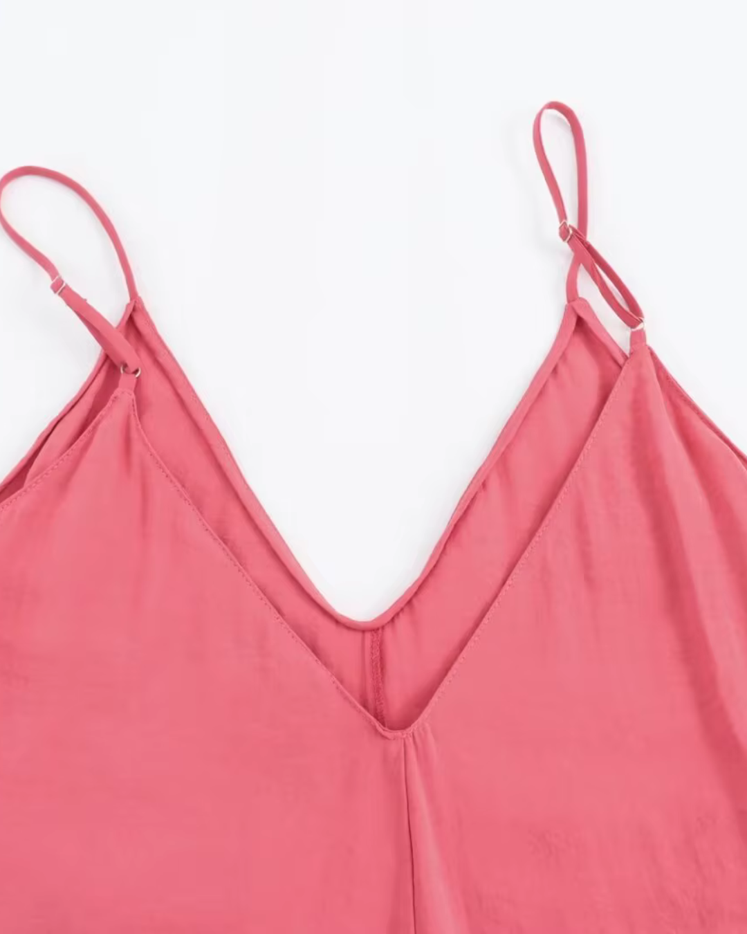 Roze Slip Maxi Jurk voor Dames