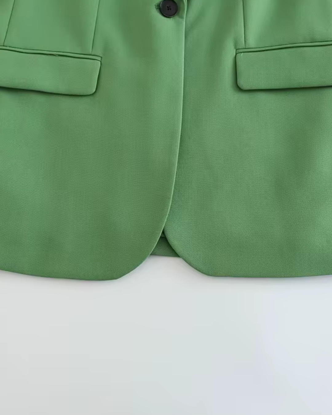 Lente Groene Zomer Blazer en Broek Set voor Dames
