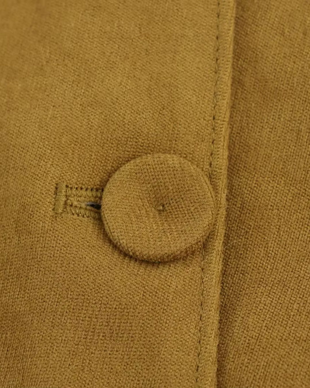 Vintage Chic Bruine Blazer en Broek Set voor Dames