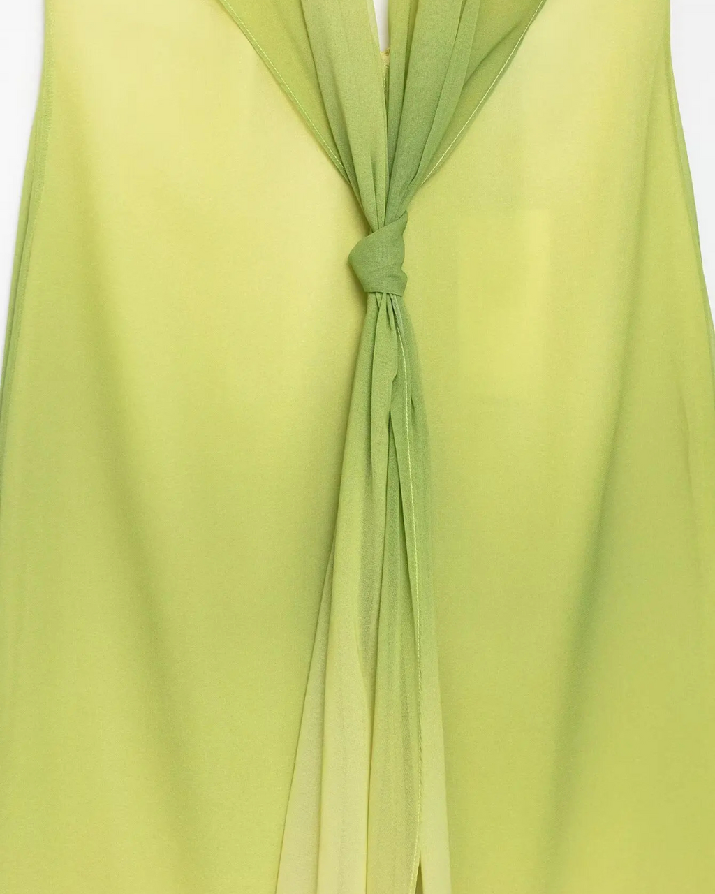 Zomerse Lange Jurk met Hangende Hals en Knoopdetails voor Dames