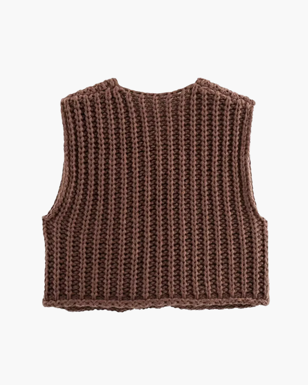 Elegante Gebreide Mouwloze Vest voor Dames