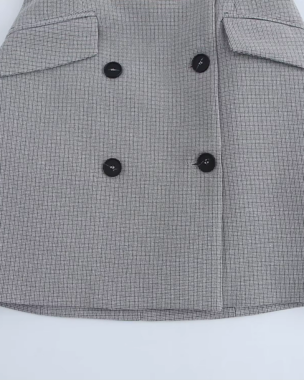 Grijze Mouwloze Mini Jurk voor Dames