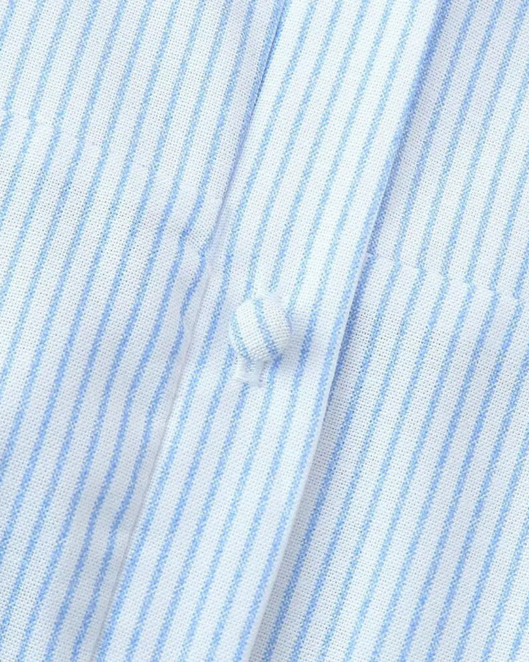 Gestreepte Geplooide Midi Jurk met Kant en V-hals voor Dames