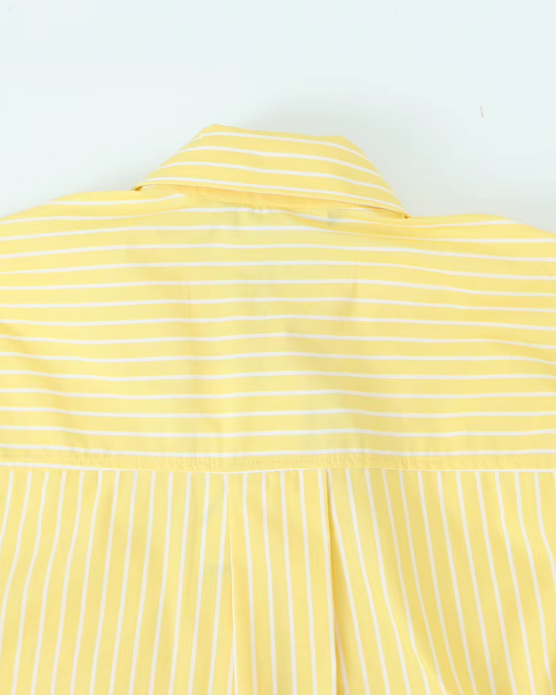 Gele Linnen Blouse en Broek Set voor Dames