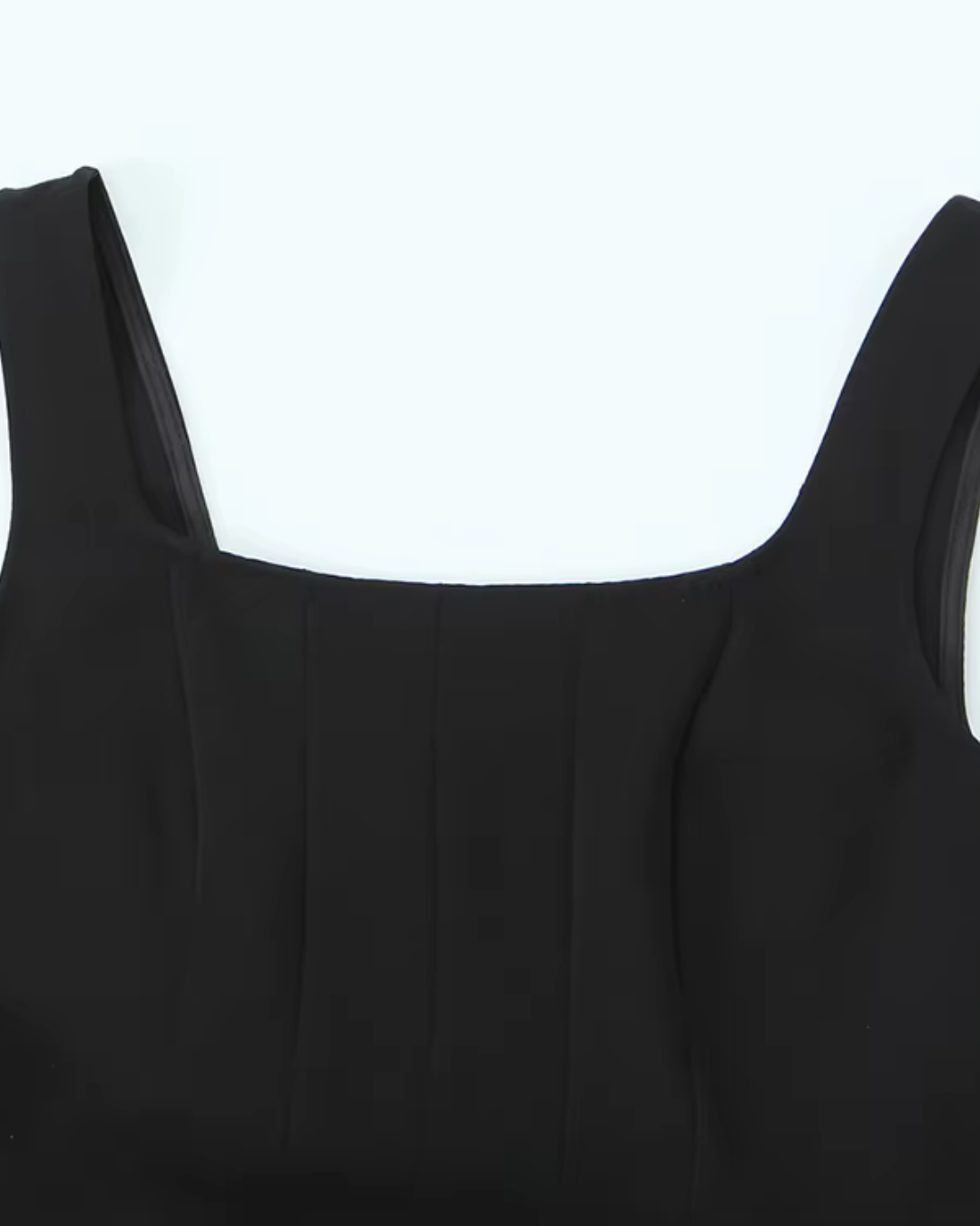 Elegante Zwarte Geplooide Maxi Jurk voor Dames