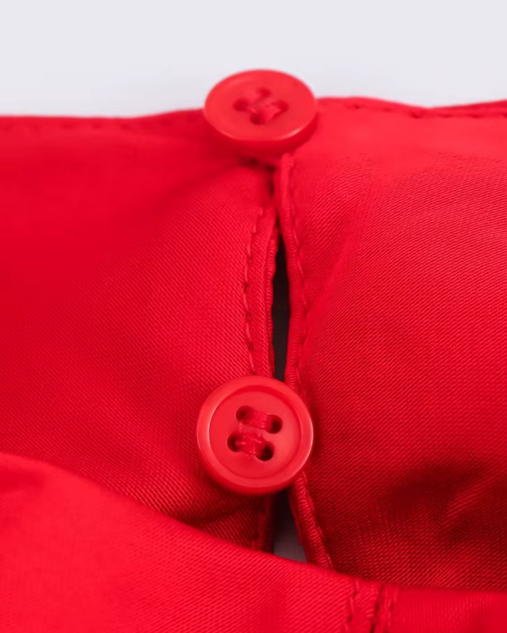 Rode Satijnen Geplooide Midi-Jurk met Open Rug voor Dames