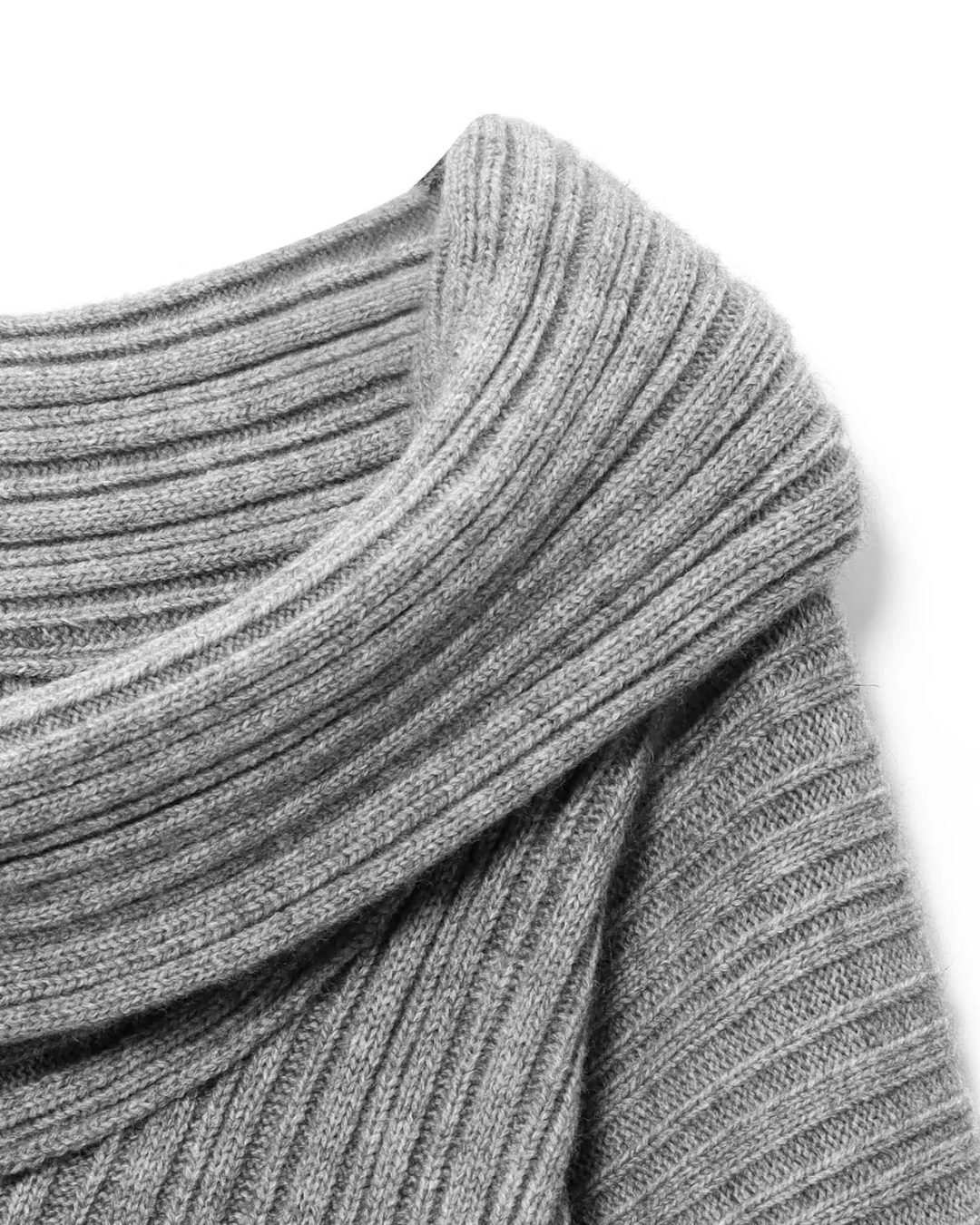 One-Shoulder Gebreide Trui met Losse Pasvorm voor Dames