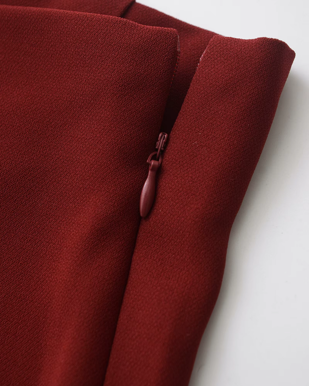 Rode Hoge Taille Wijde Pijpen Broek voor Dames