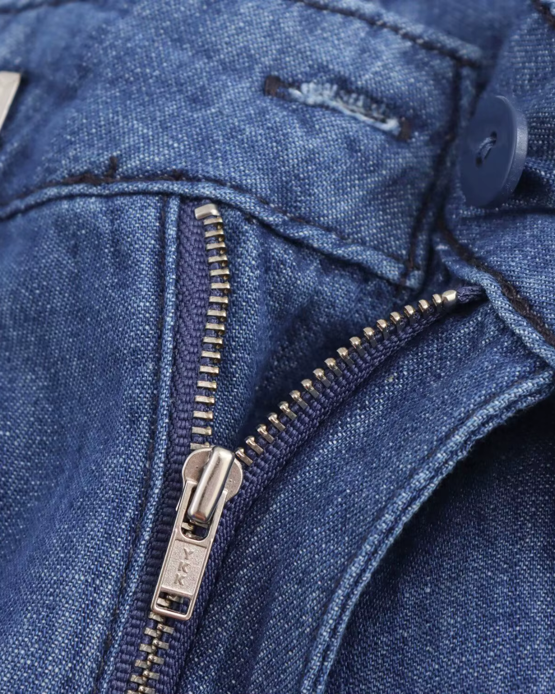 Denim Drape Broek voor Dames