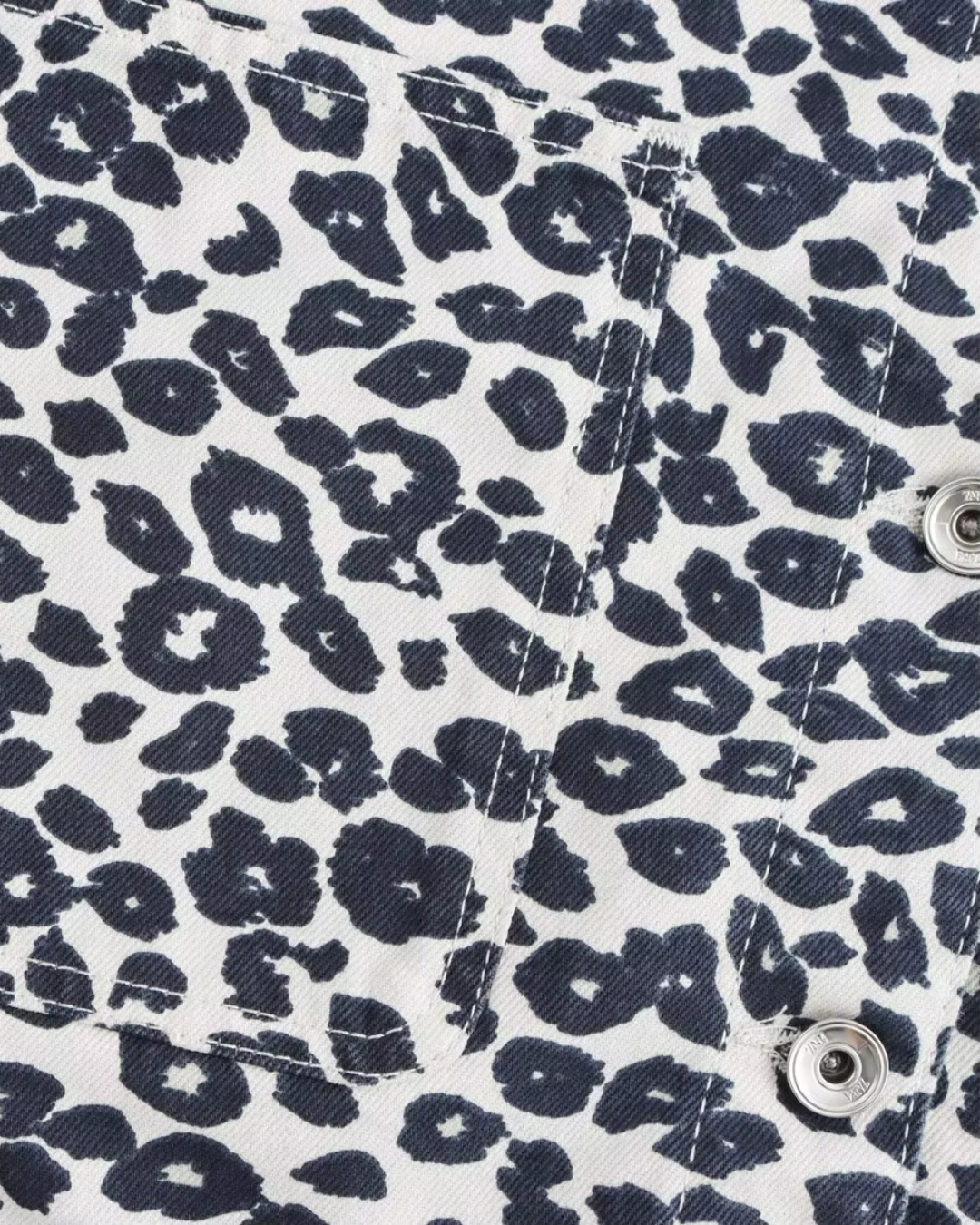Casual Denim Pak met Dierenprint Jack en Broek voor Dames