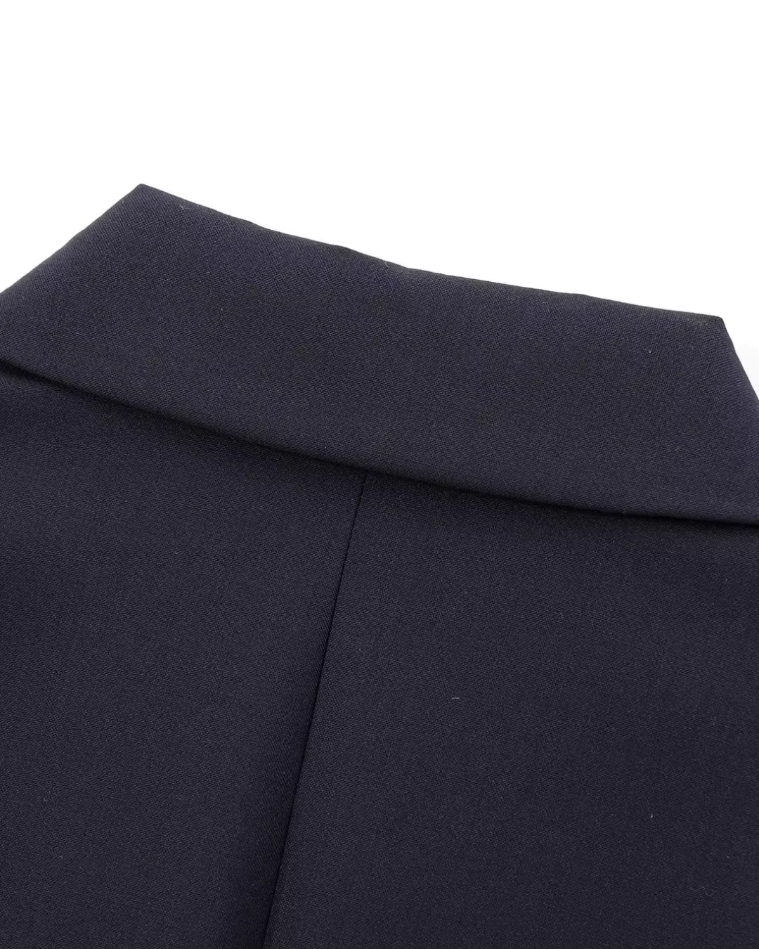 Elegante Luxe Marine Blauwe Blazer en Broek Set voor Dames