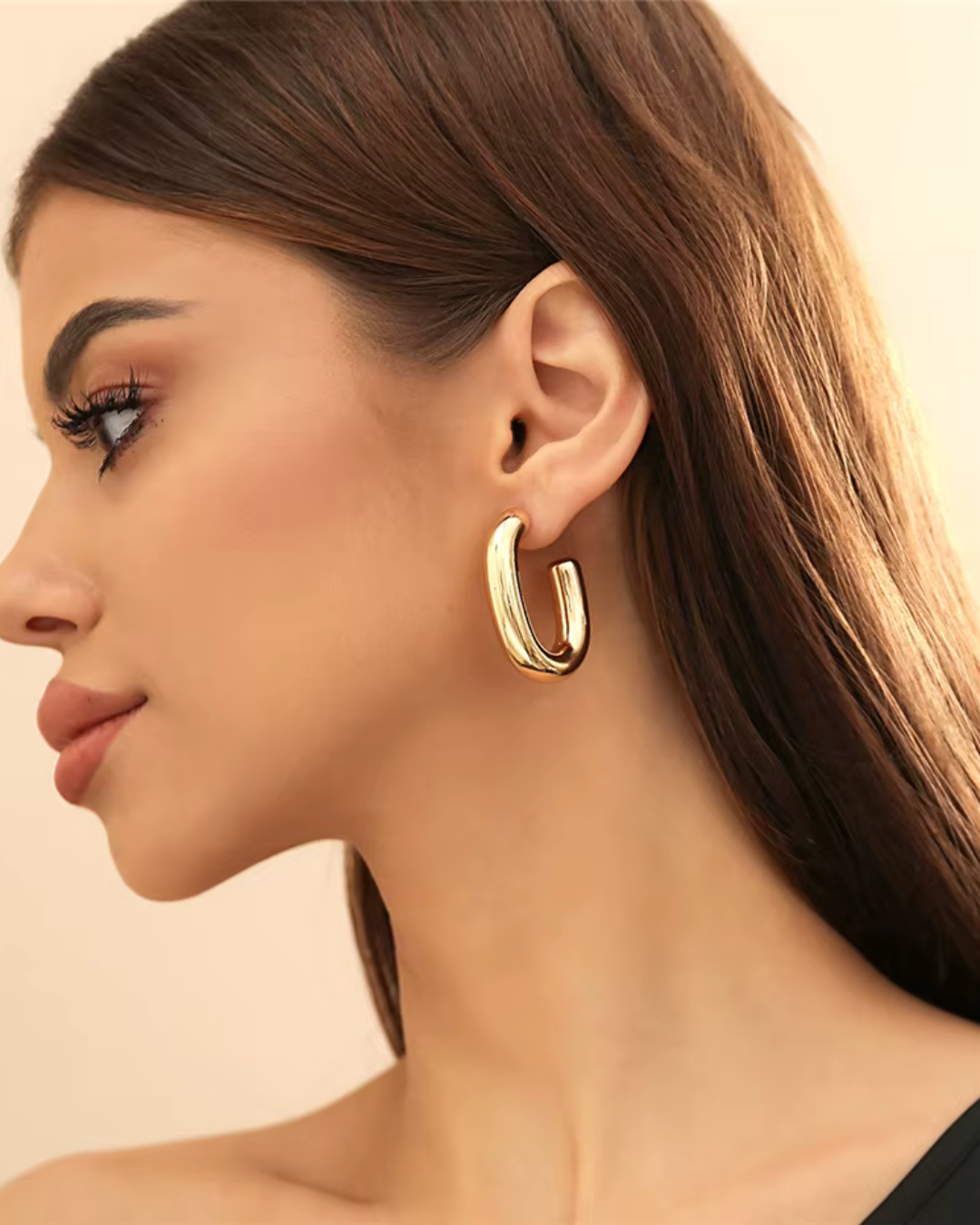 Vintage U Vorm Cirkel Oorbellen Voor Dames