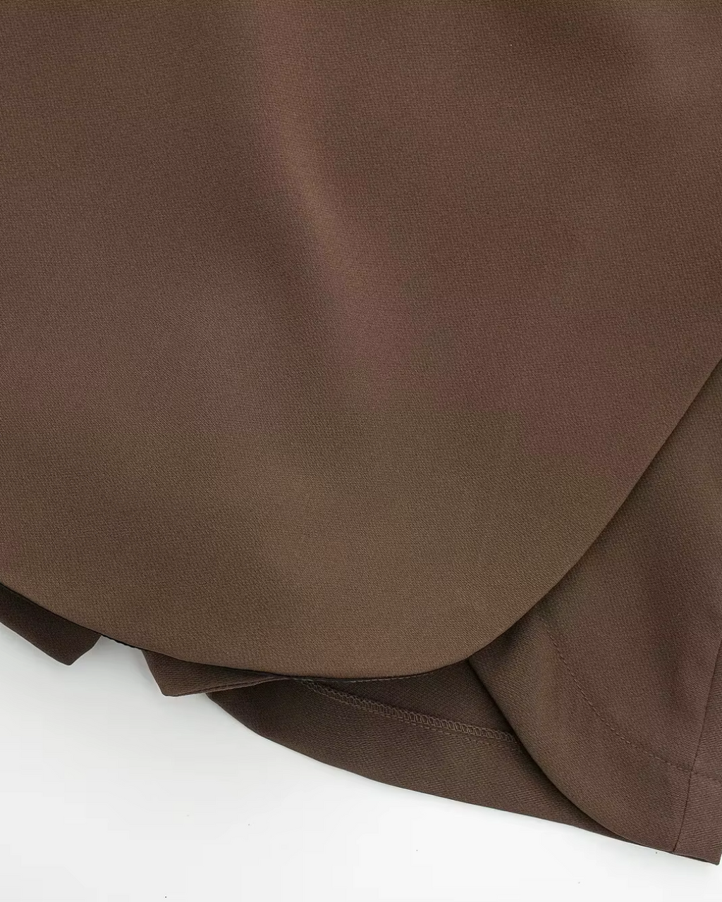 Asymmetrische Hoge Taille Skort met Minirok Look voor Dames