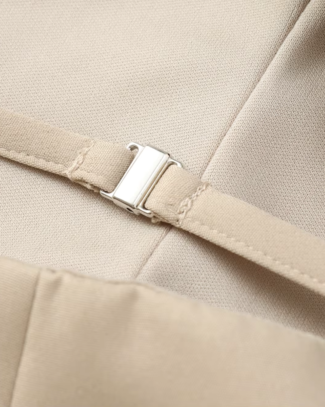 Mouwloze Mini-Jurk met Open Rug en Ronde Hals voor Dames