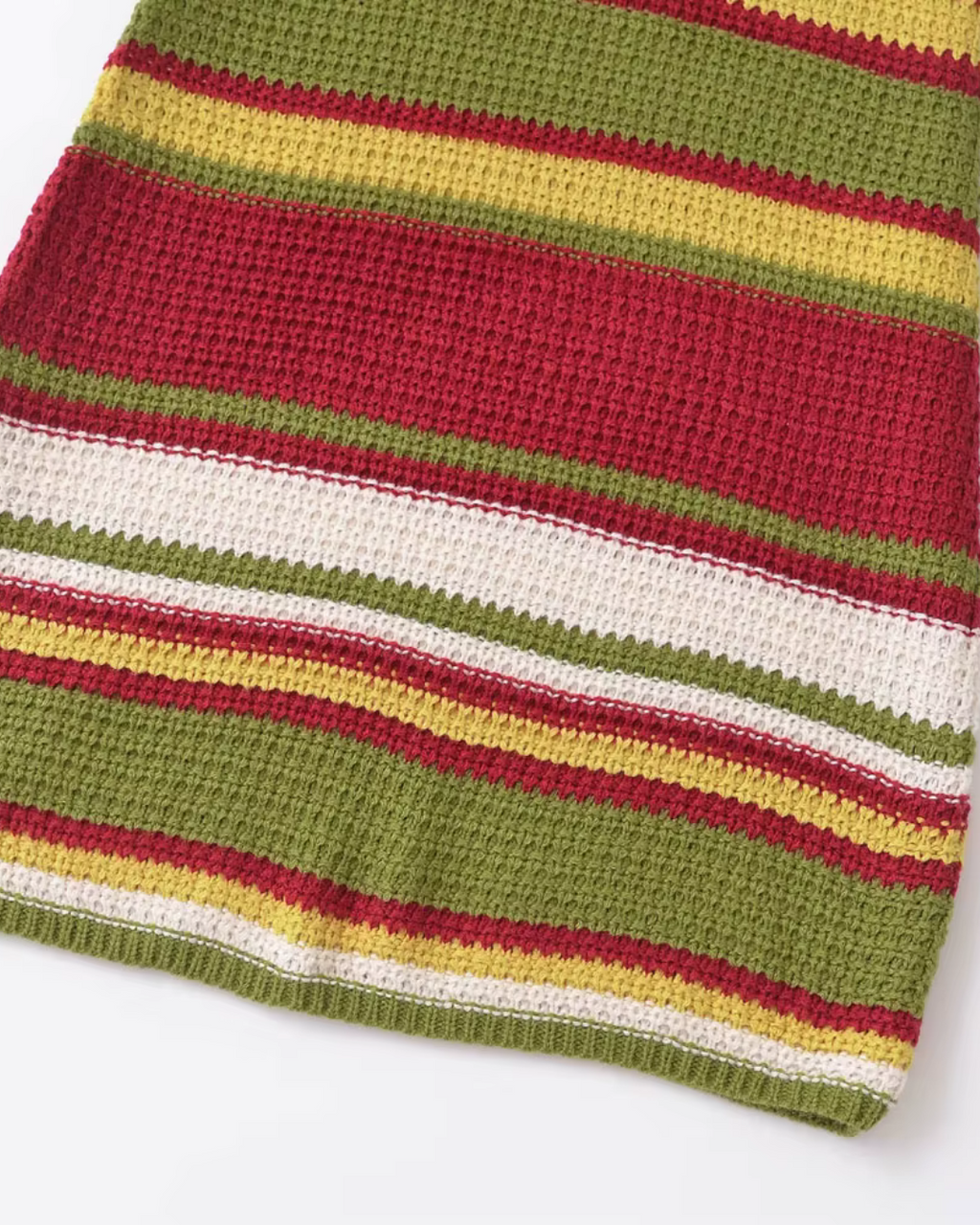 Gestreepte Gehaakte Rugloze Mini-Jurk voor Dames