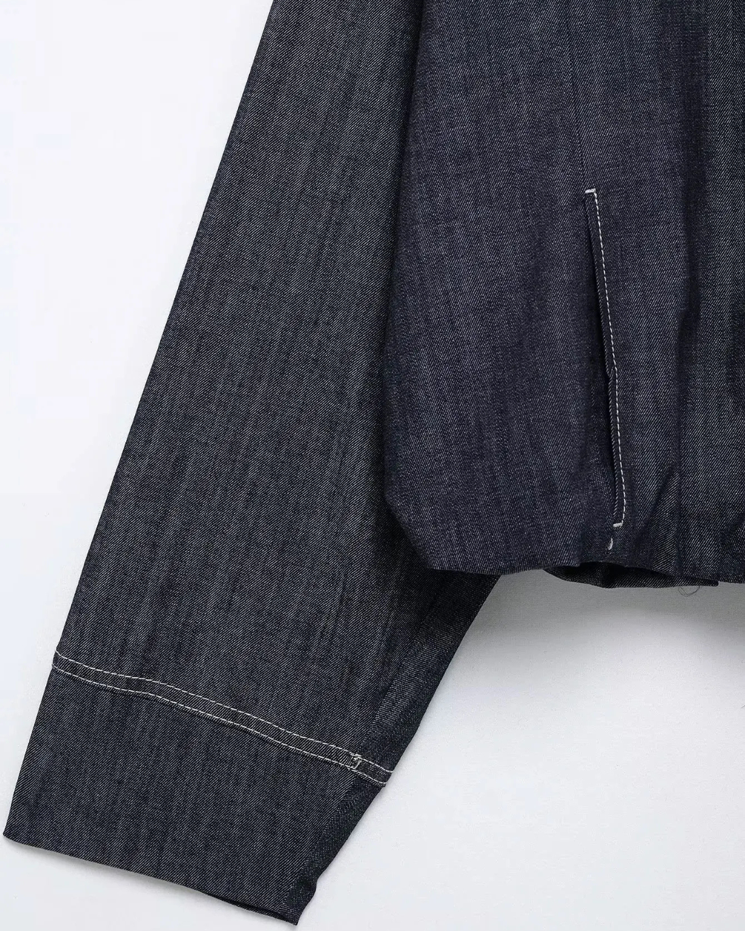 Denim Set met Bomberjack en Rok in Ballonstijl voor Dames