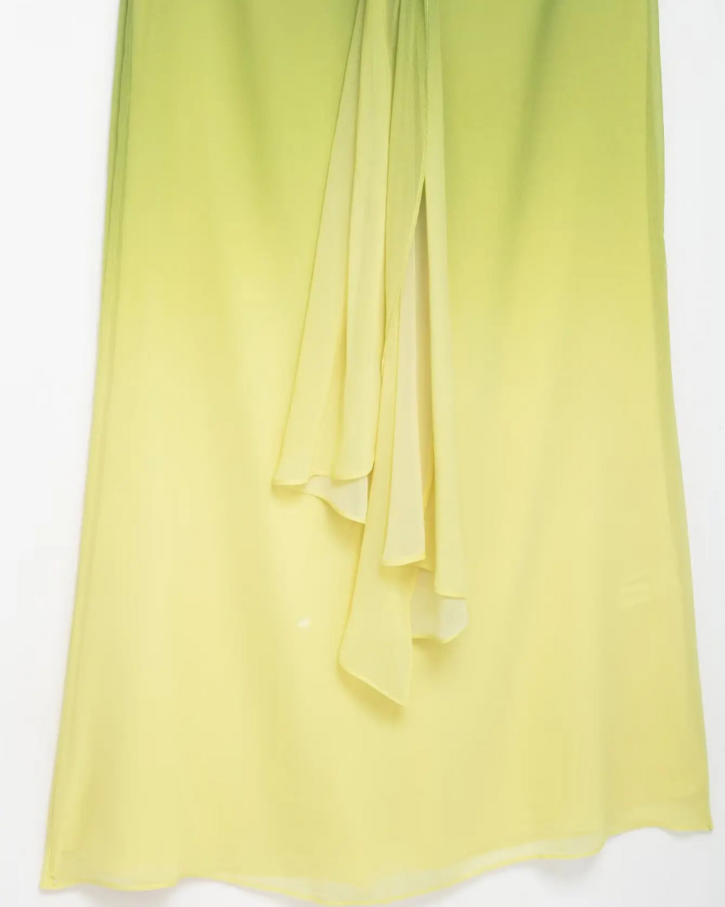 Zomerse Lange Jurk met Hangende Hals en Knoopdetails voor Dames