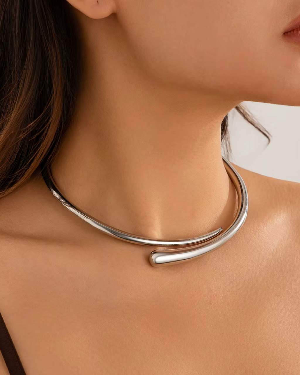 Minimalistische Open Choker voor Dames
