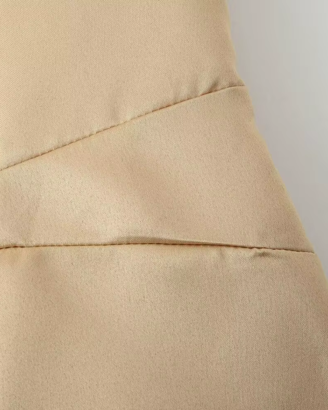 Satijnen Mini Jurk met Vierkante Hals voor Dames