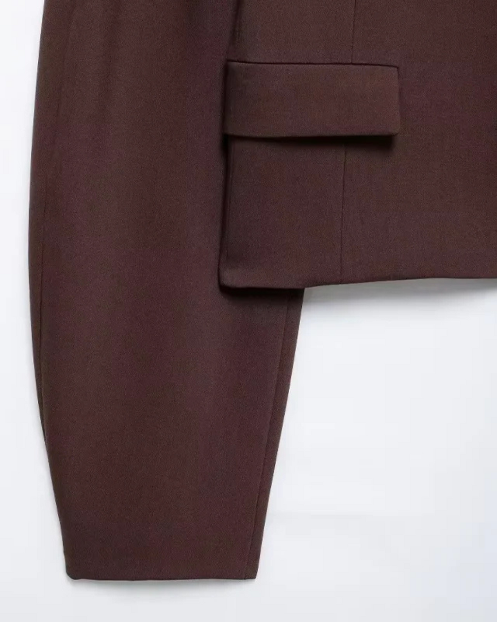 Elegante Chique Bruine Set voor Dames