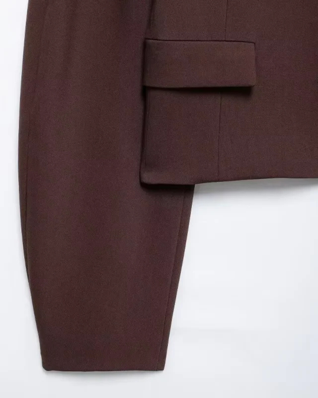 Elegante Chique Bruine Set voor Dames