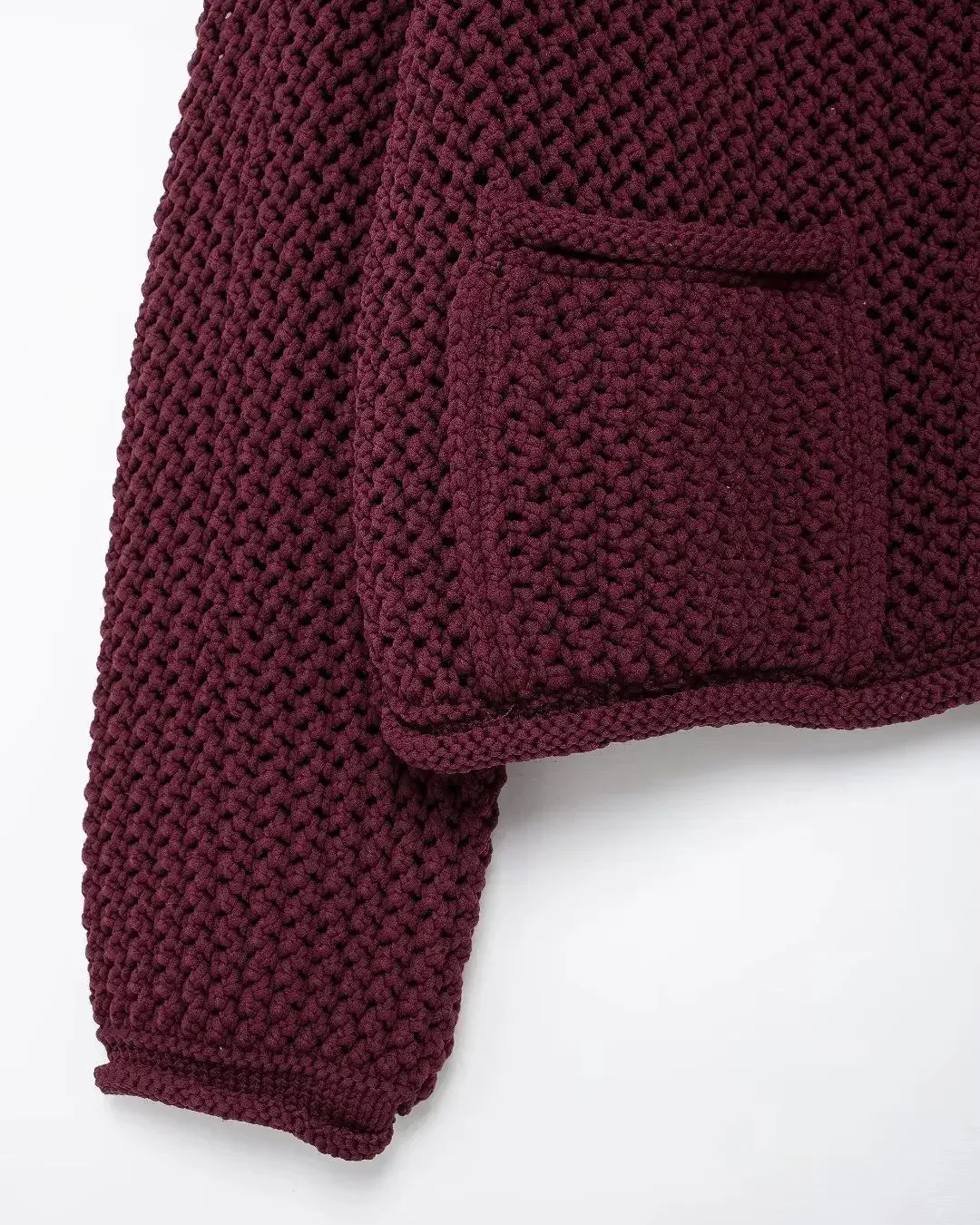 Gebreid Vest met Losse Lange Mouw voor Dames