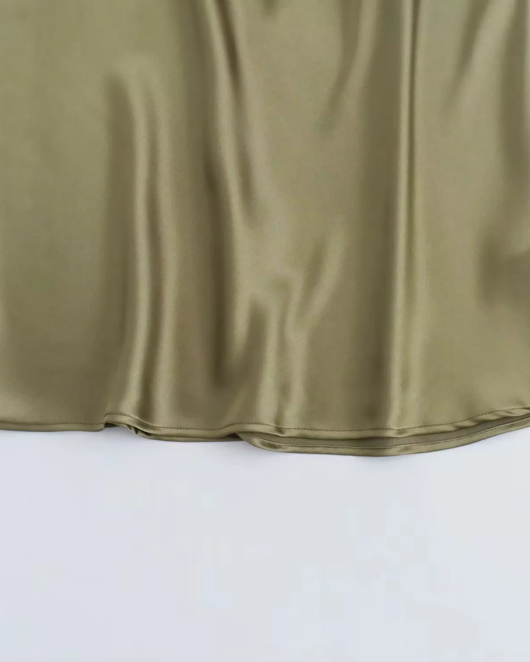 Satijnen Slip Midi-Jurk met Open Rug voor Dames