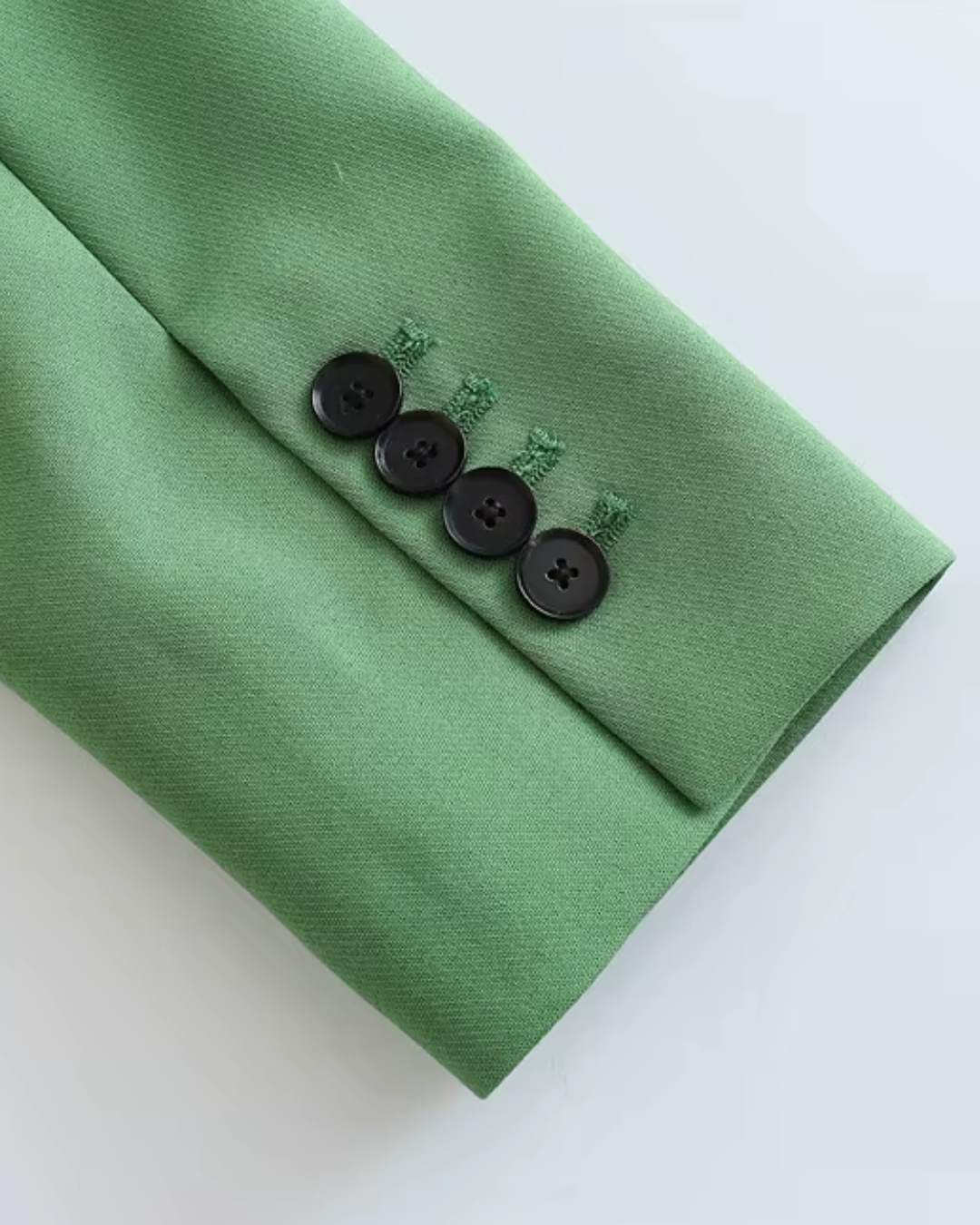 Lente Groene Zomer Blazer en Broek Set voor Dames