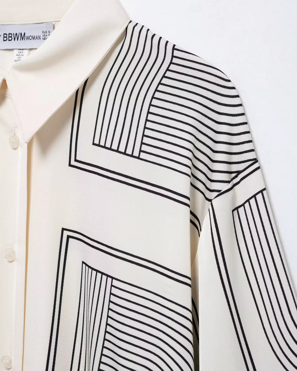 Mode Revers Shirt en Hoge Taille Rits Broek voor Dames