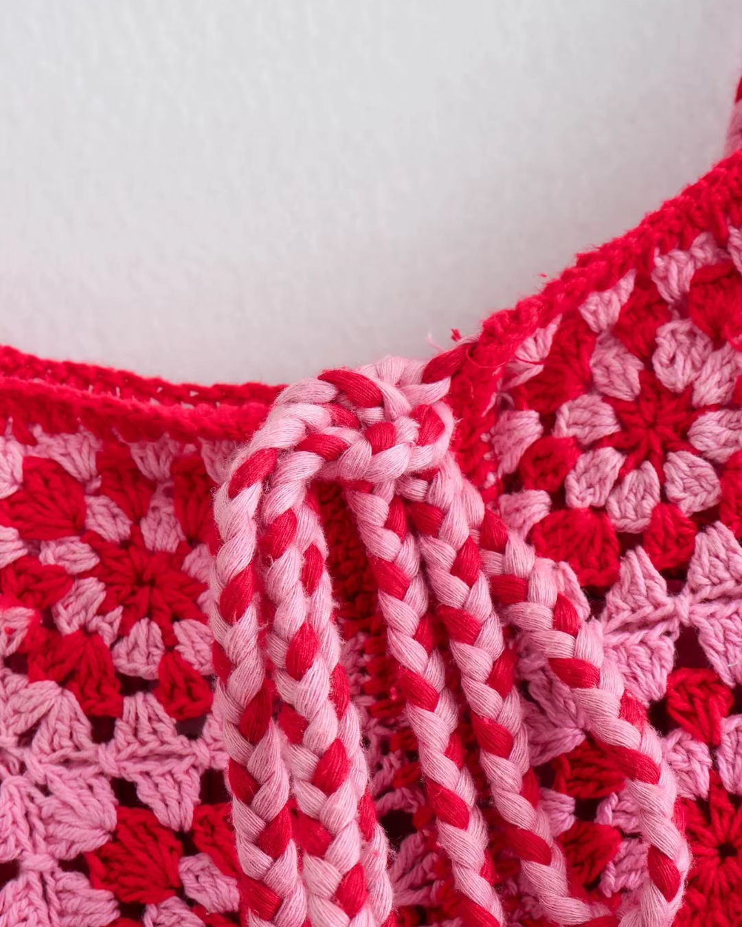 Vintage Roze Boho Lange Maxi Jurk voor Dames