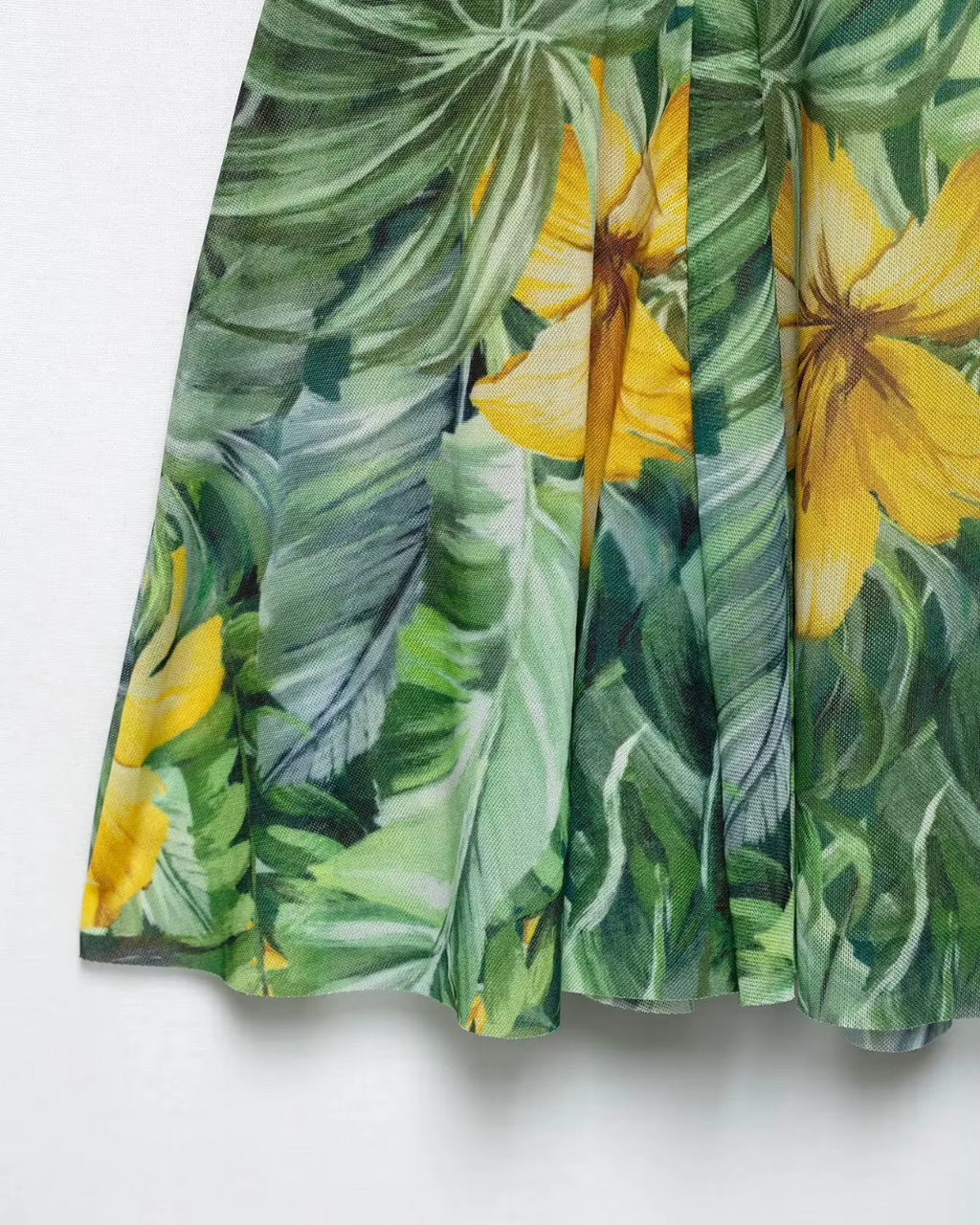 Mouwloze Mini-jurk met Print en Open Rug voor Dames