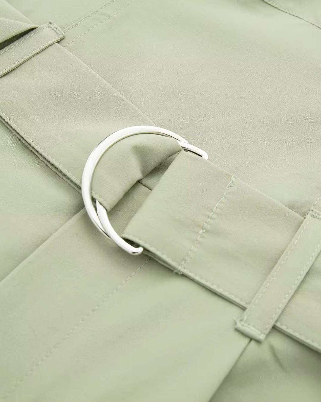 Mouwloze Cargo Jumpsuit met Riem en Zakken voor Dames