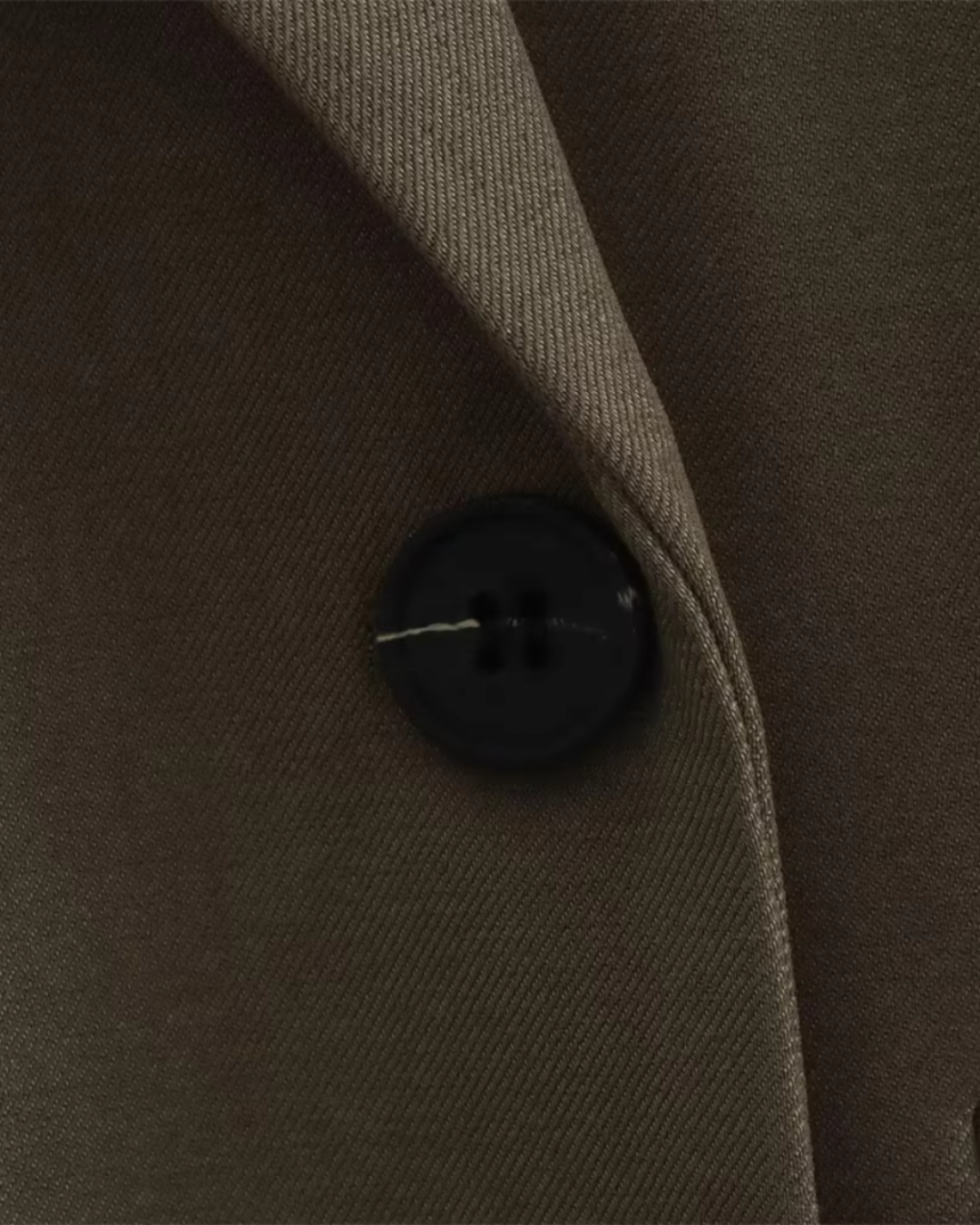 Chique Elegante Bruine Dubbele Knoop Blazer voor Dames