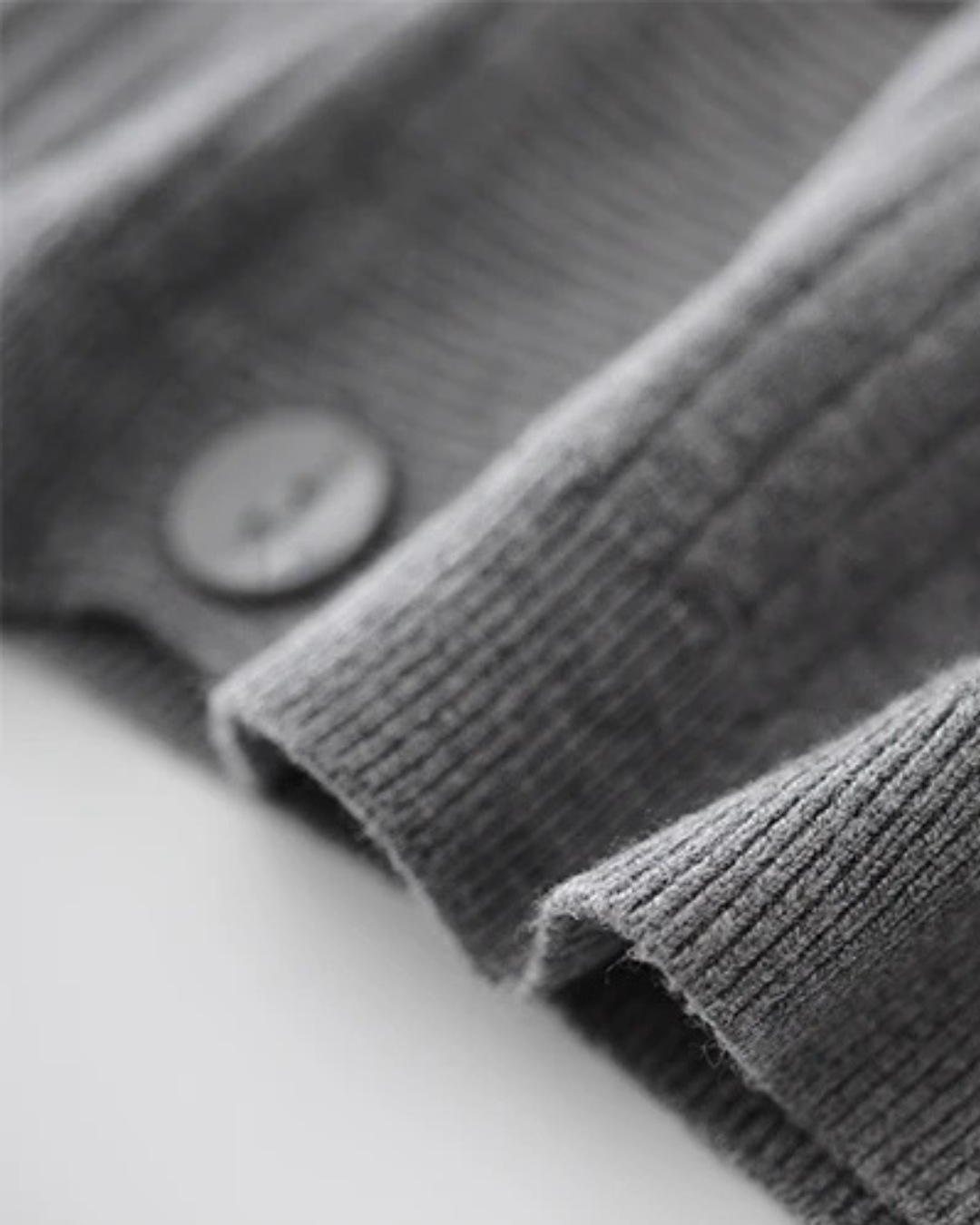 Casual Gebreid V-Hals Vest met Knoopsluiting voor Dames