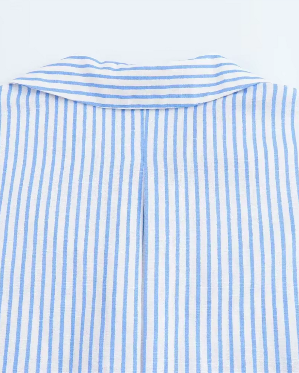 Blauw-Wit Gestreept Overhemd voor Dames