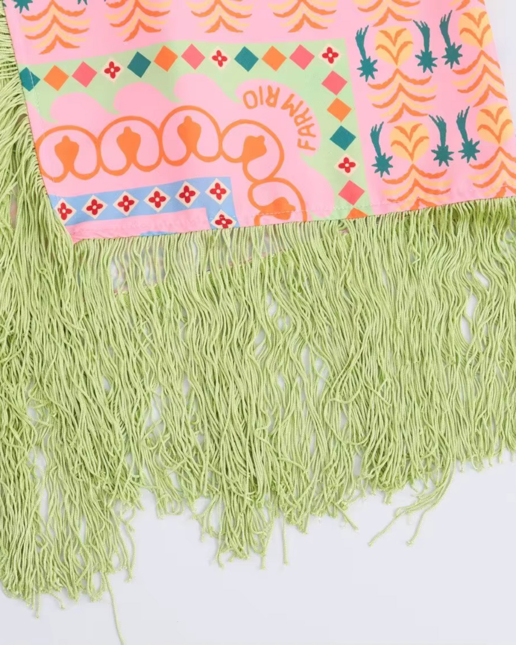 Elegante Zomerjurk met Hellende Schouder en Kwastjes voor Dames