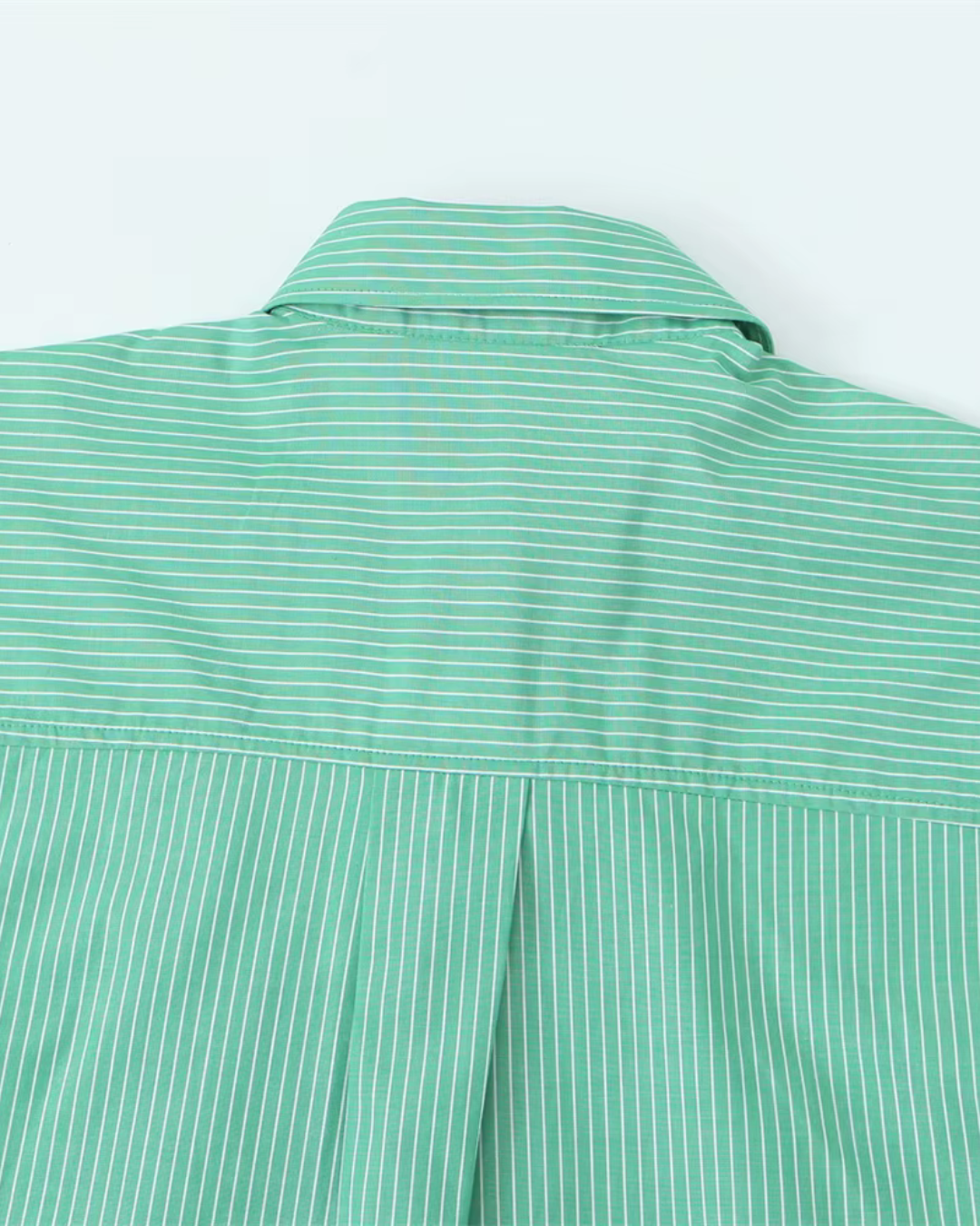 Gestreepte Poplin Shirt en Broek Set voor Dames