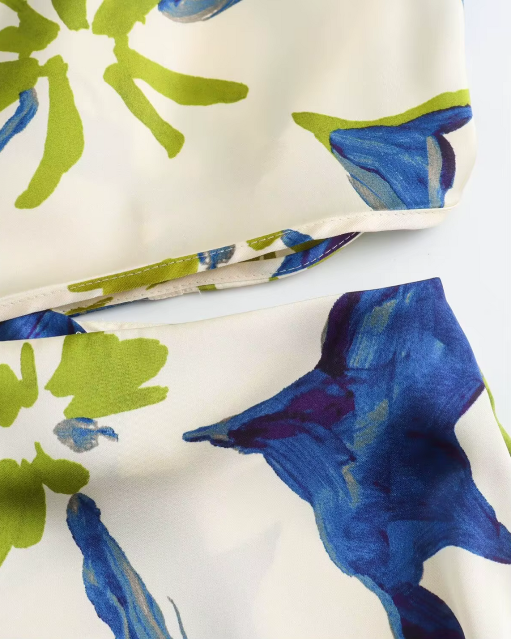 Bohemian Wijde Pijpen Jumpsuit met Gebloemd Design voor Dames