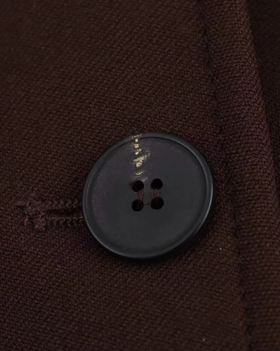 Elegante Bruine Blazer en Rok Set met Hoge Taille en Knoopsluiting voor Dames