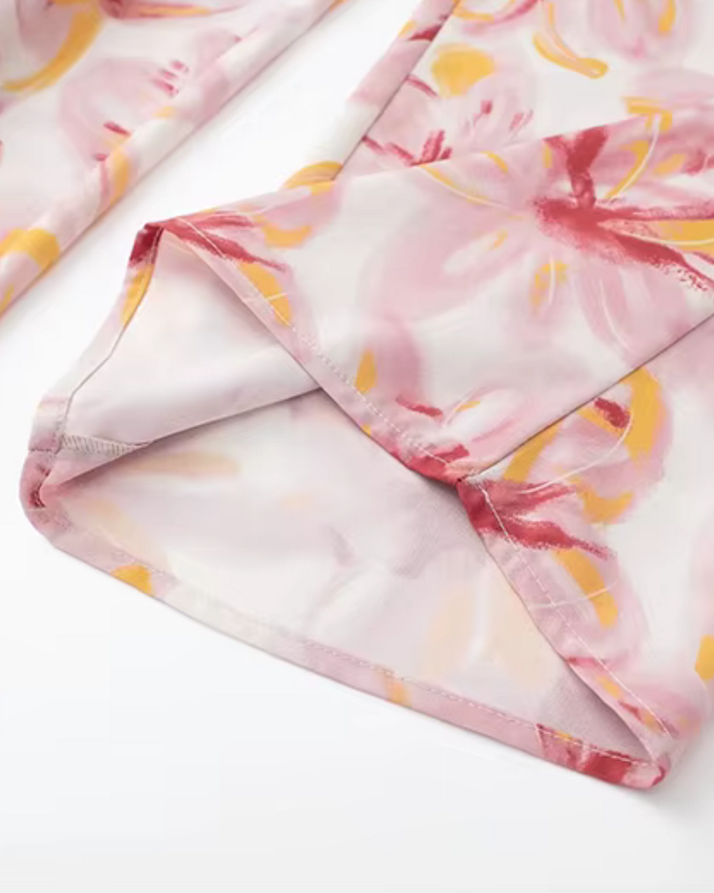 Vintage Chique Bloemenprint Broek met Trekkoord voor Dames