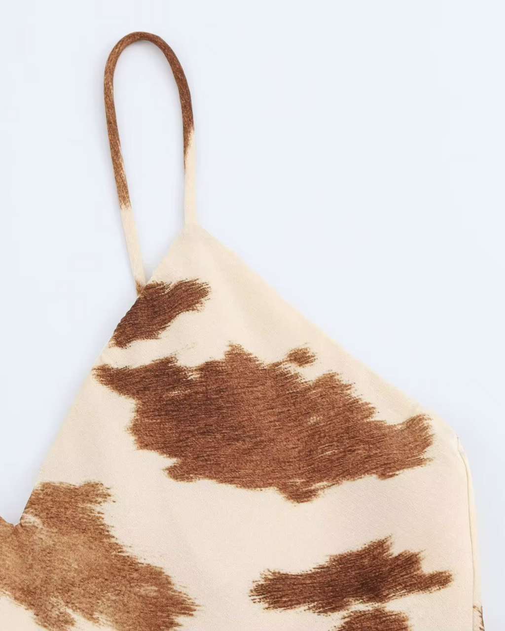 Midi Avondjurk met Koeienprint voor Dames