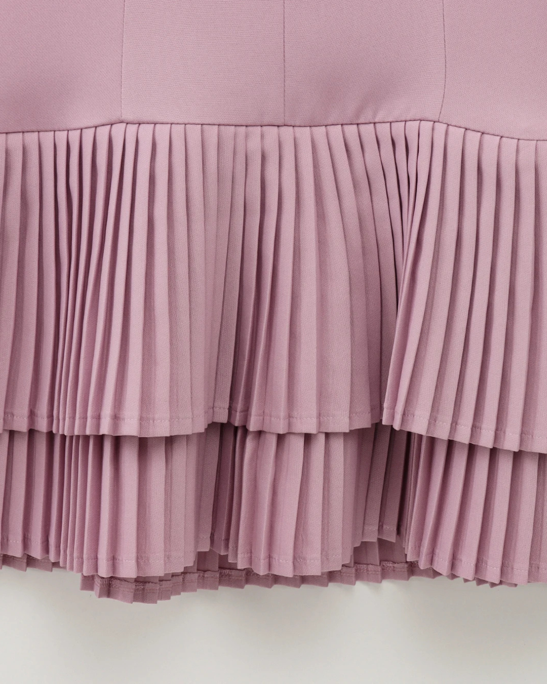 Mini-Jurk met Vierkante Hals en Gelaagde Ruches voor Dames