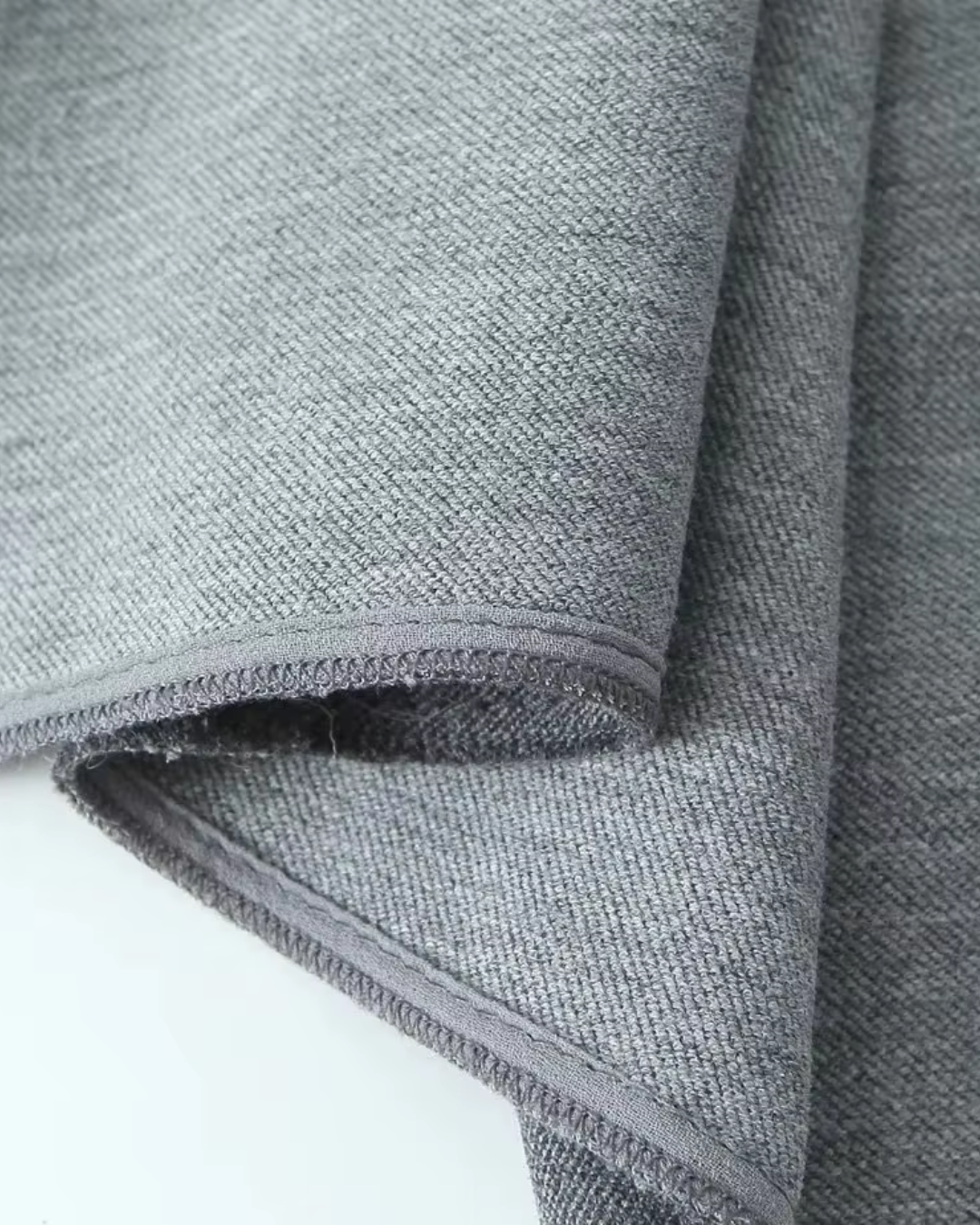 Vintage Grijze Mouwloze Jurk met Split en O-Hals Voor Dames